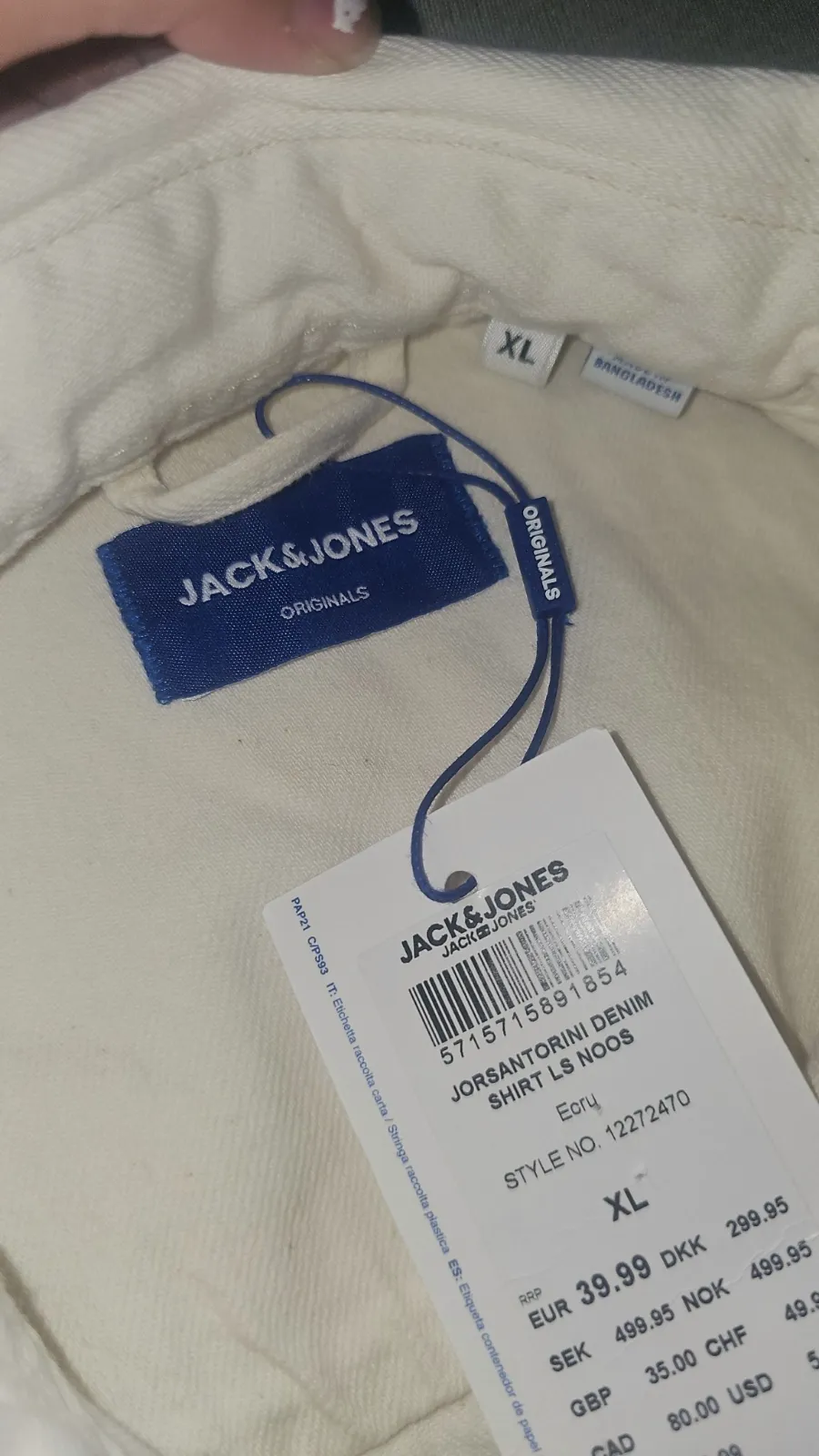 Chemise en jean Jack & Jones JORSANTORINI XL – Jack & Jones – taille XL 3