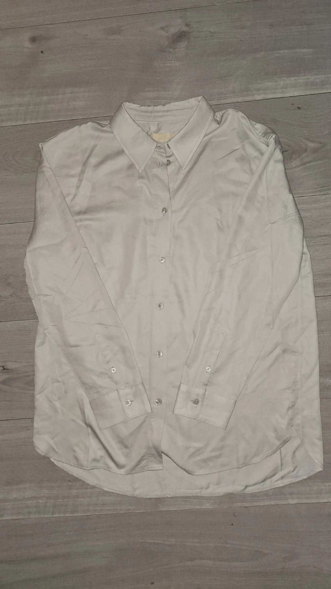 Chemise à manches longues Les Lunes grise