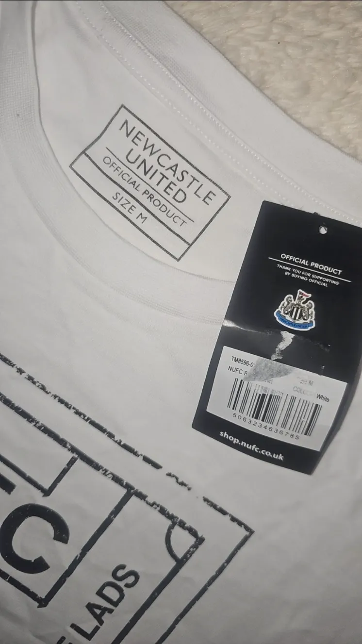 T-shirt blanc Newcastle United Magpies taille M – Newcastle United – taille M 2