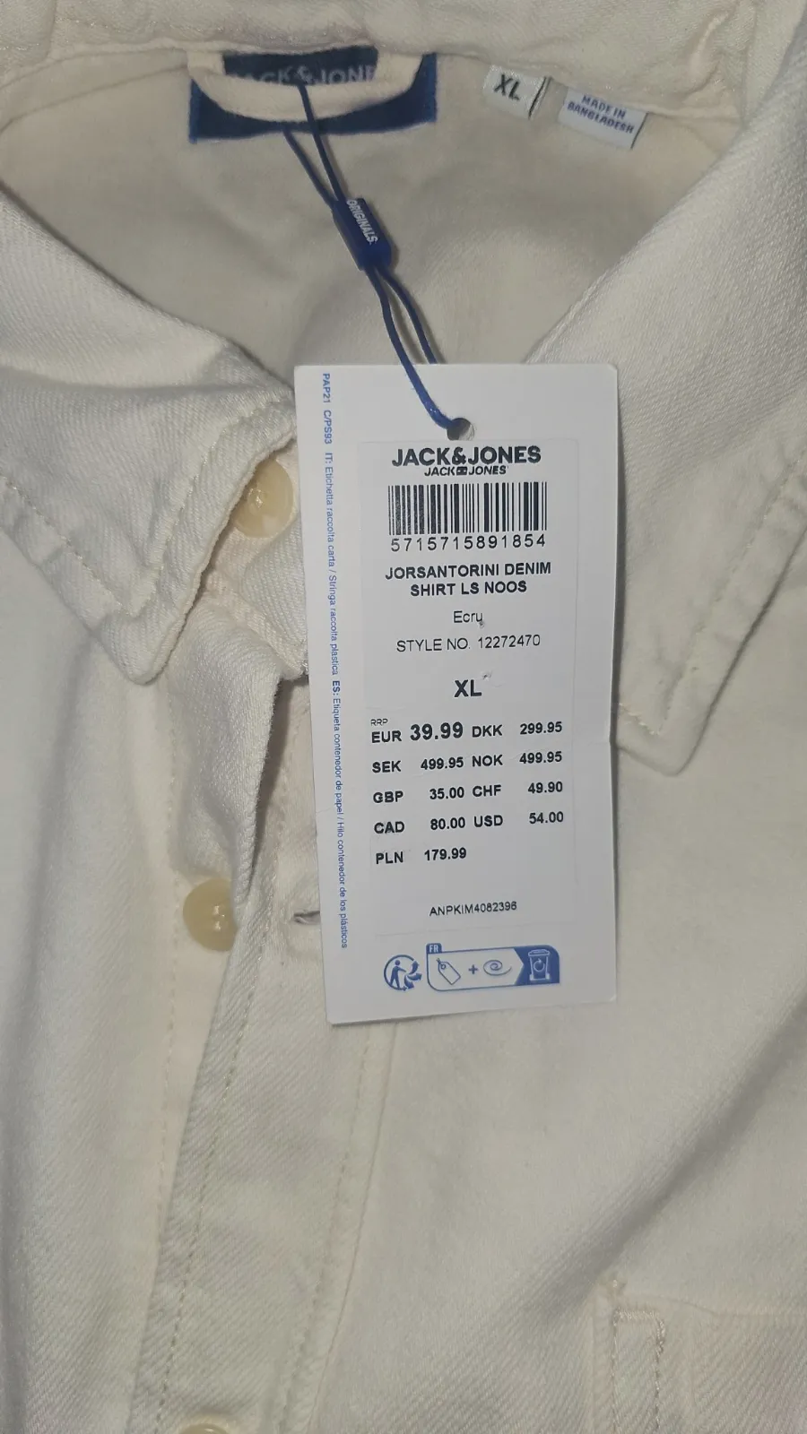 Chemise en jean Jack & Jones JORSANTORINI XL – Jack & Jones – taille XL 2