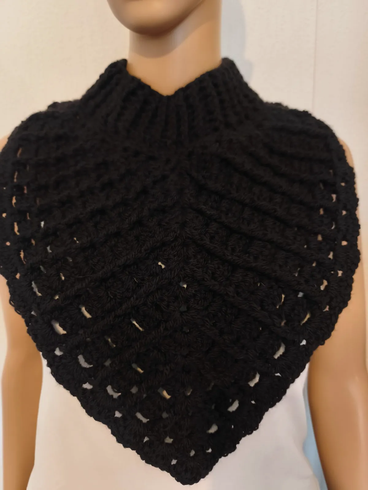 Col tour de coup au crochet – Fait main – taille Taille unique 2