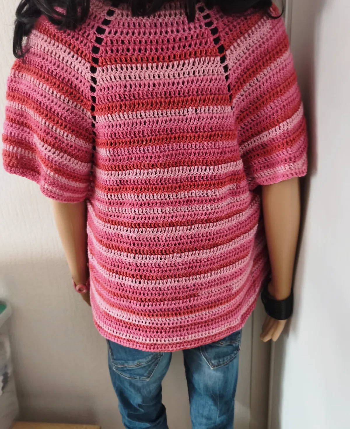 Gilet sans manches au crochet – fait main – taille M 2
