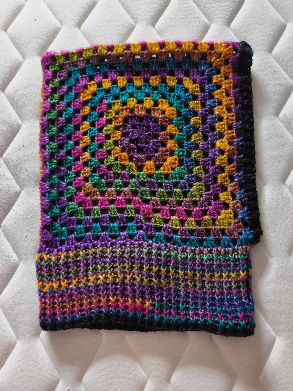 Capuche snood multicolore en crochet – fait main – taille Taille unique 2