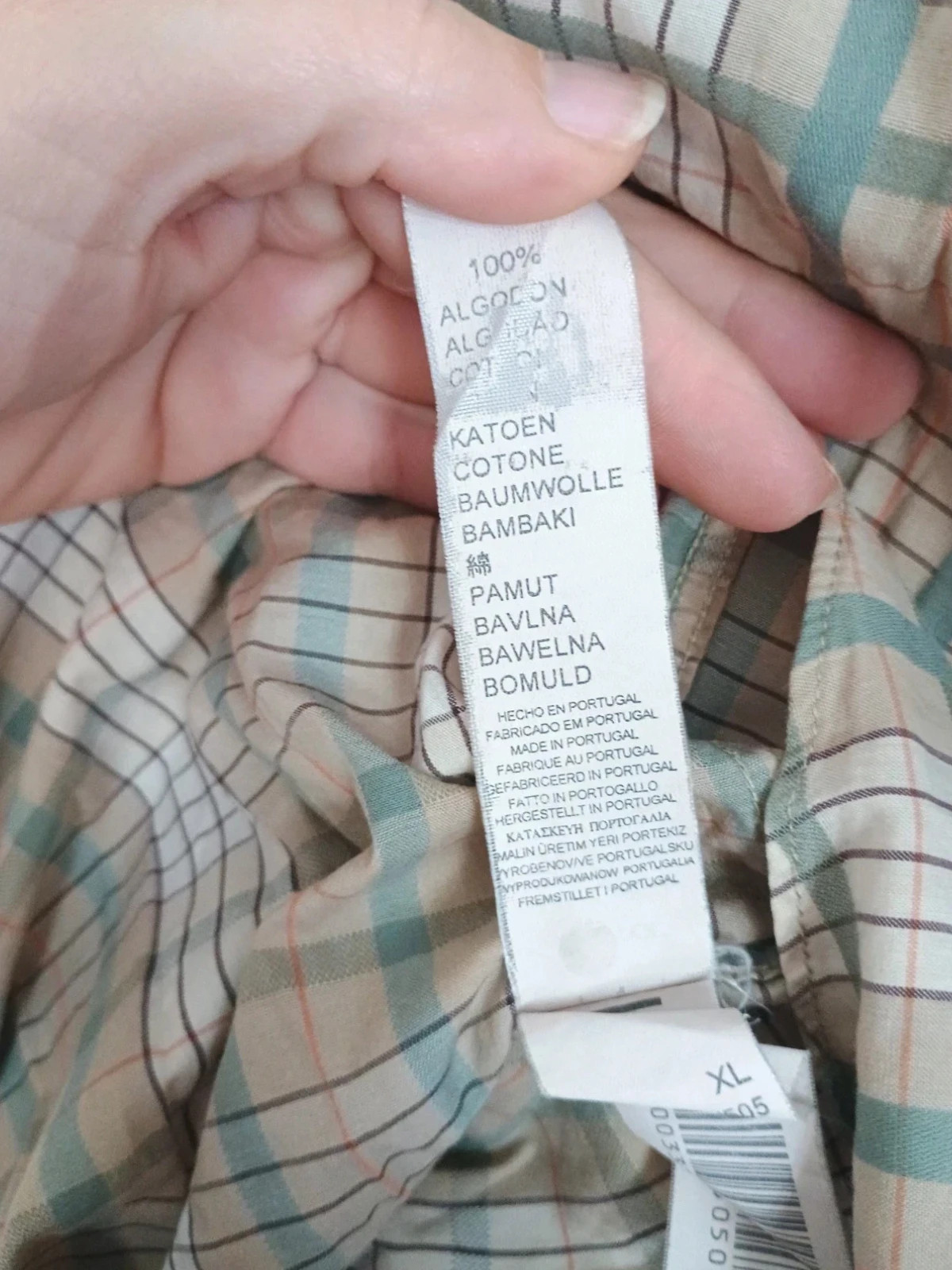 Camisa de manga corta de cuadros ZArA 100% Algodón Talla XL – Zara – taille XL 4