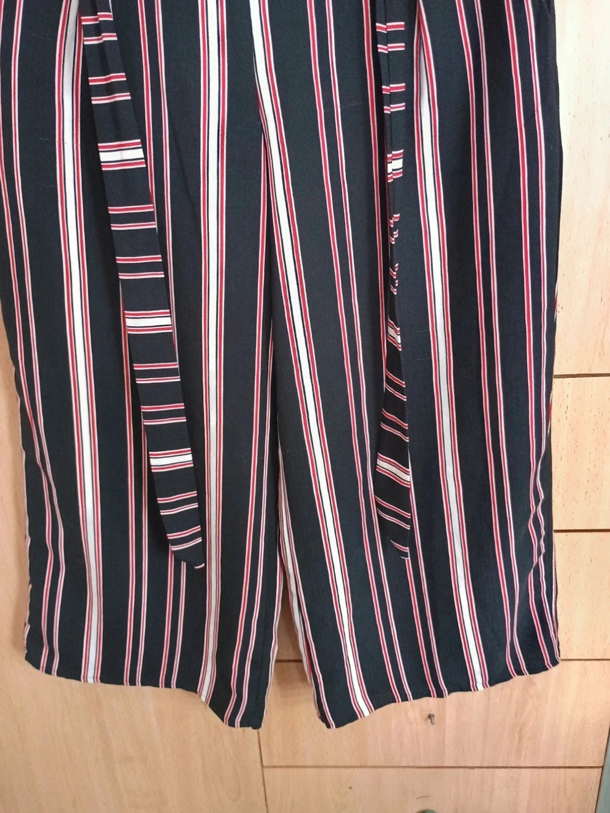 Pantalones anchos de rayas marino rojo encuentro Talla 38 – Encuentro – taille M / 38 / 10 3