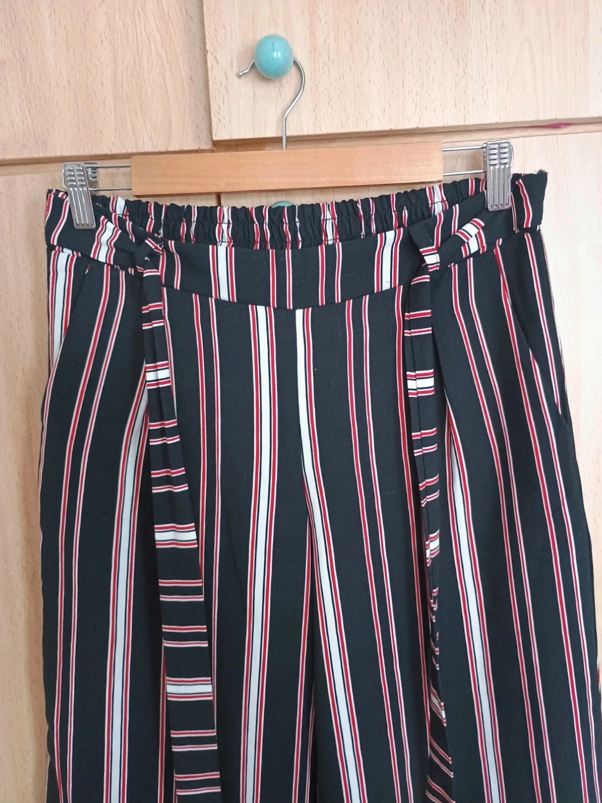 Pantalones anchos de rayas marino rojo encuentro Talla 38 – Encuentro – taille M / 38 / 10 2