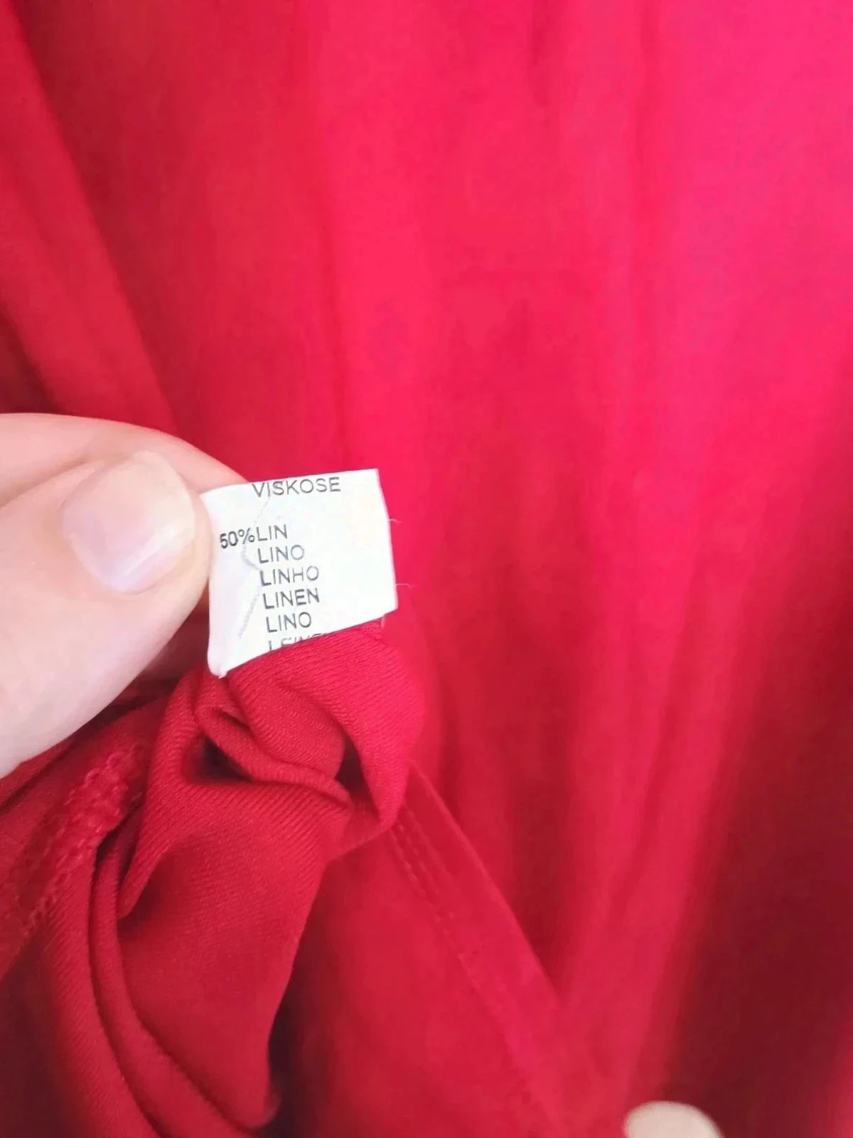 Camiseta roja sin mangas con lentejuelas Lauao Paris Talla XL – Lauao Paris – taille XL / 42 / 14 5