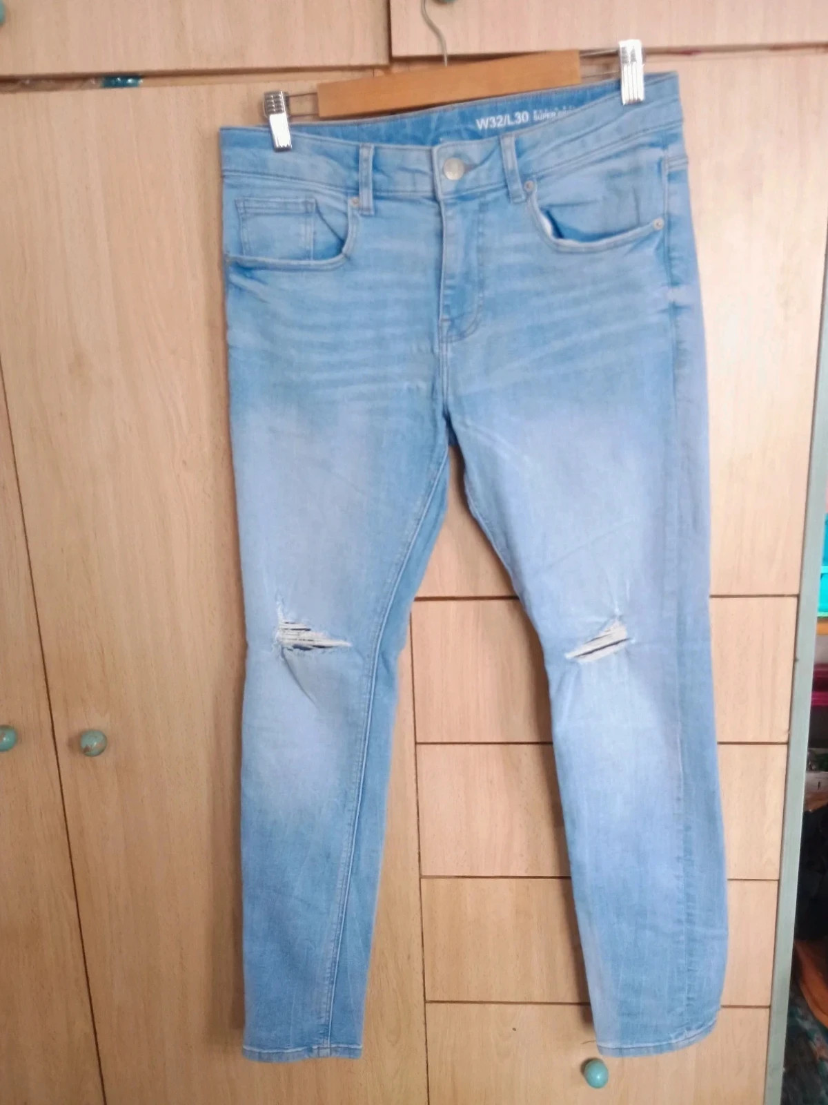 Vaqueros Super Skinny Denim Co. con Rotos Talla 40