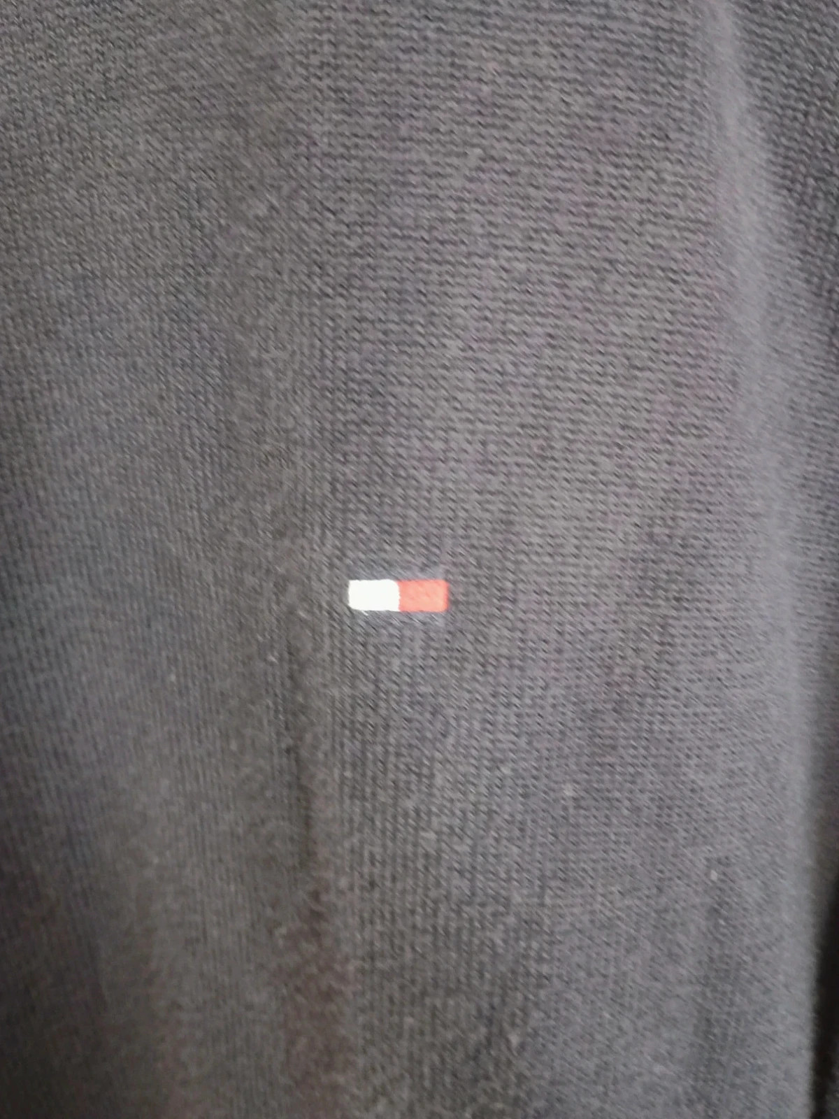 Jersey Tommy Hilfiger azul marino de cuello en V Talla M 100% Algodón – Tommy Hilfiger – taille M 3