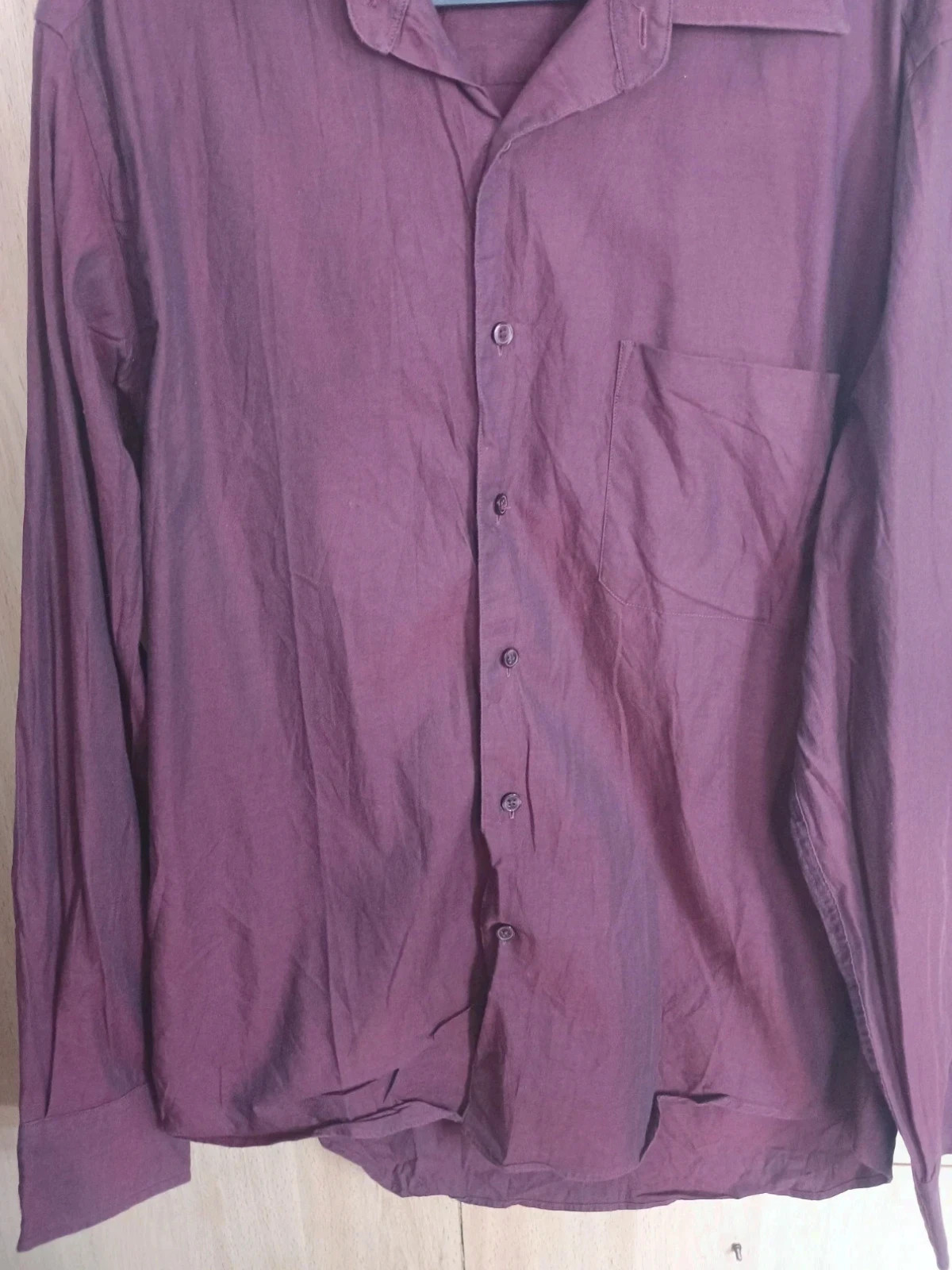 Bonita Camisa Springfield Algodón Talla L Granate – Springfield – taille L 3
