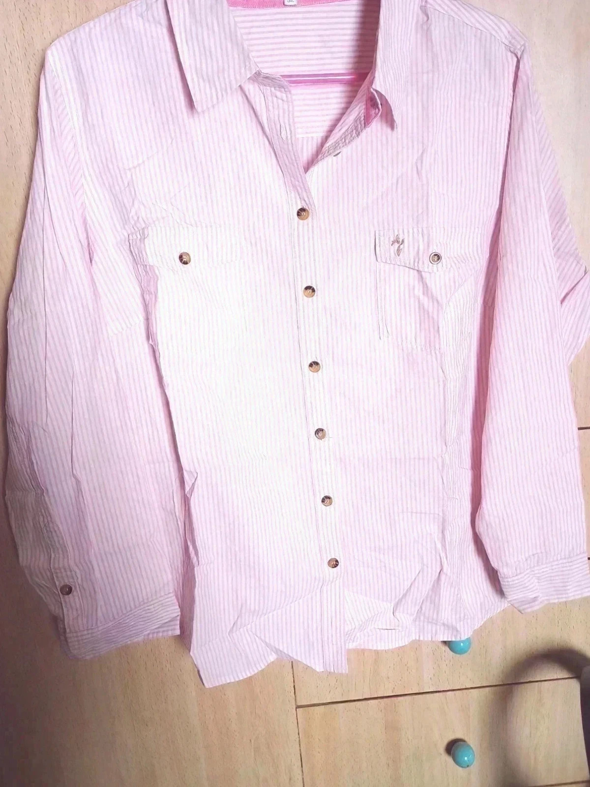 Camisa a rayas – Talla y Moda – taille 6XL / 52 / 24 3