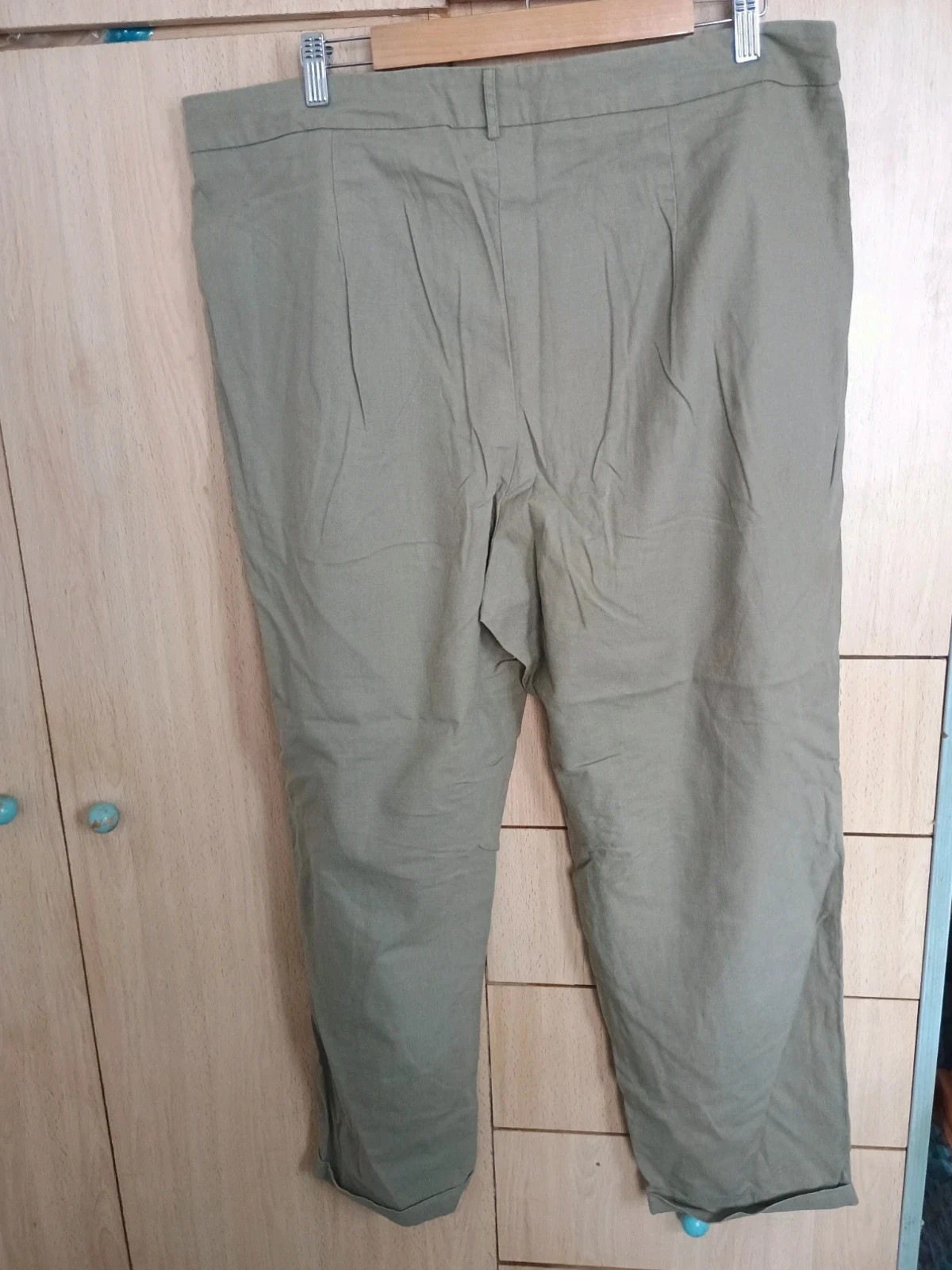 Cómodos Pantalones CUrVE Verdes Caqui 3XL – Shein Curve – taille S / 36 / 8 4