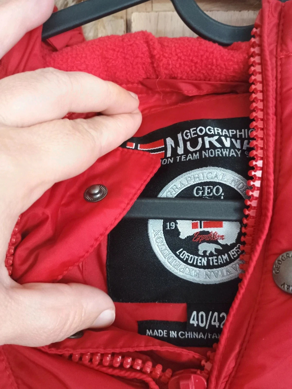 Parka Plumífero Geografica Norway - Modelo Bolide -Rojo Vibrante talla L – Geographical Norway – taille L 5