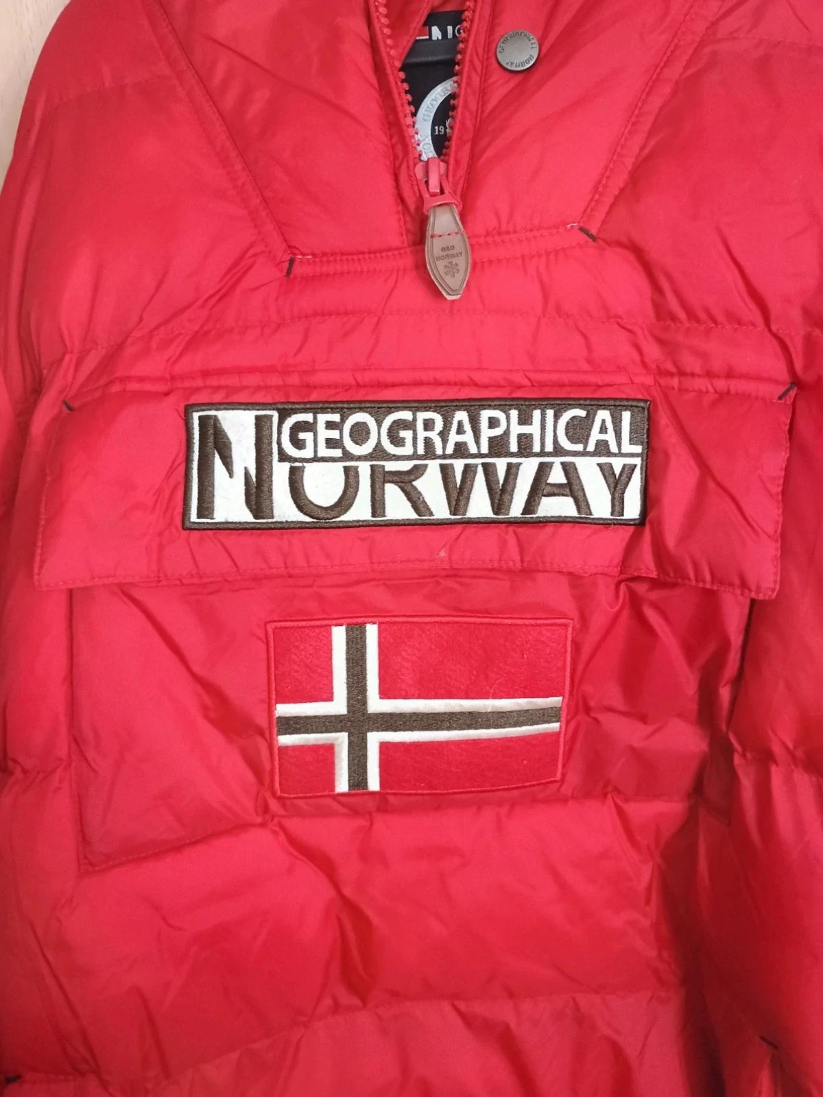 Parka Plumífero Geografica Norway - Modelo Bolide -Rojo Vibrante talla L – Geographical Norway – taille L 3