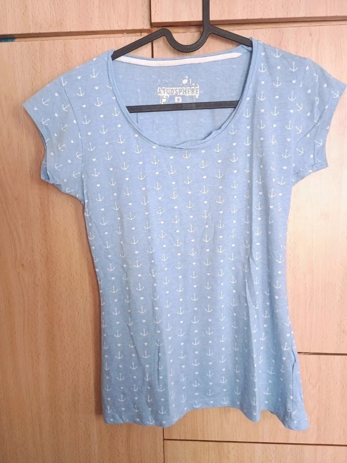 Camiseta azul claro con estampado marinero Atmosphere Talla 36