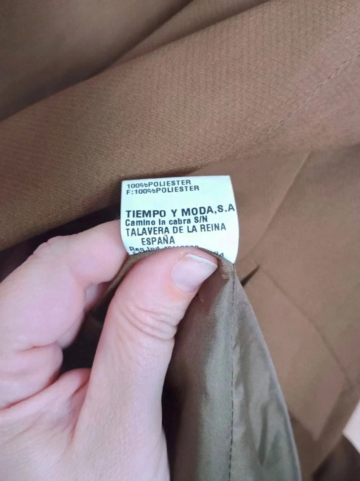 Blazer Americana marrón – Tiempo y Moda – taille XXXL / 46 / 18 5