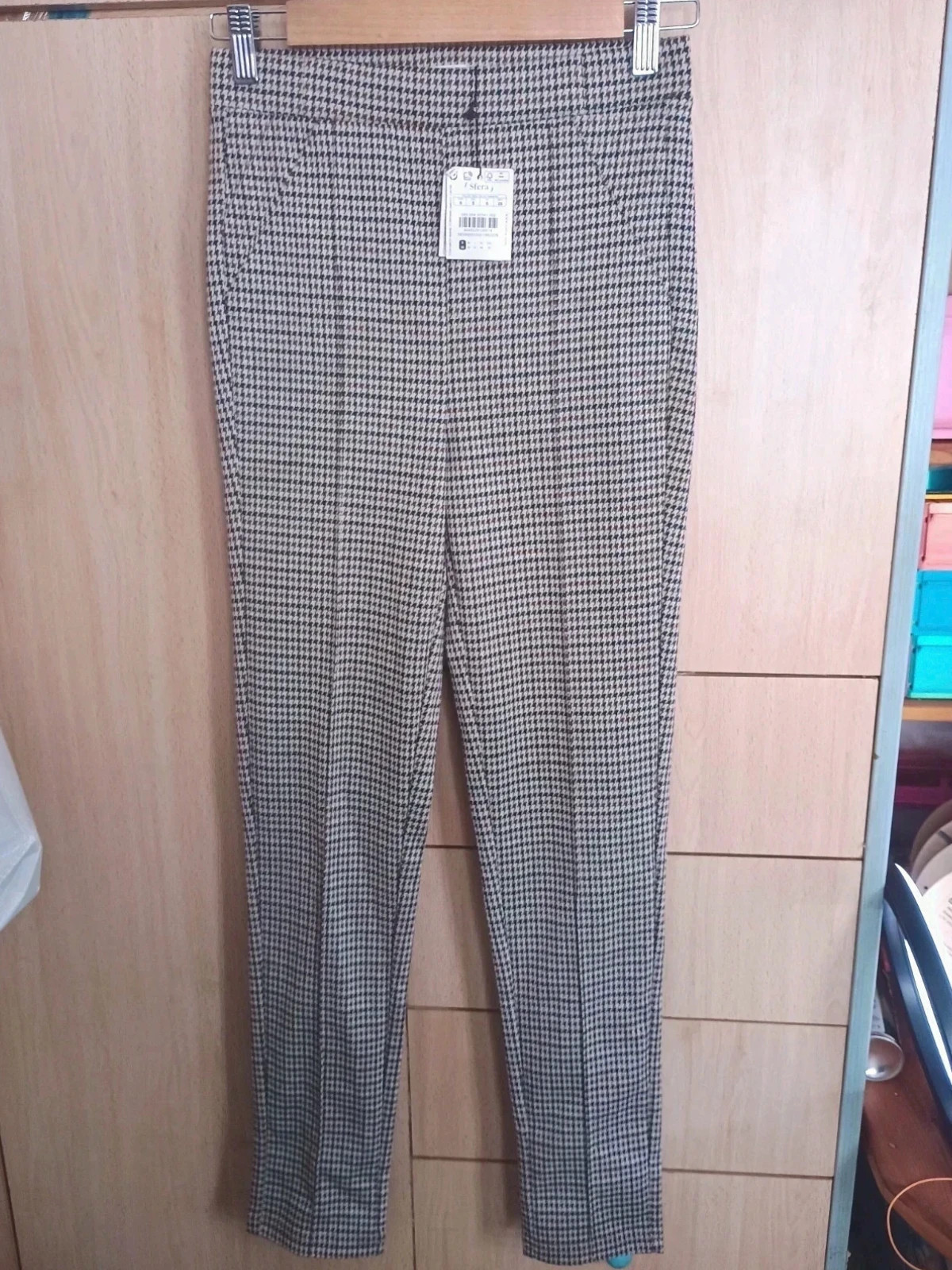 Pantalon Sfera con Estampado de Pata de Gallo – Sfera – taille S / 36 / 8