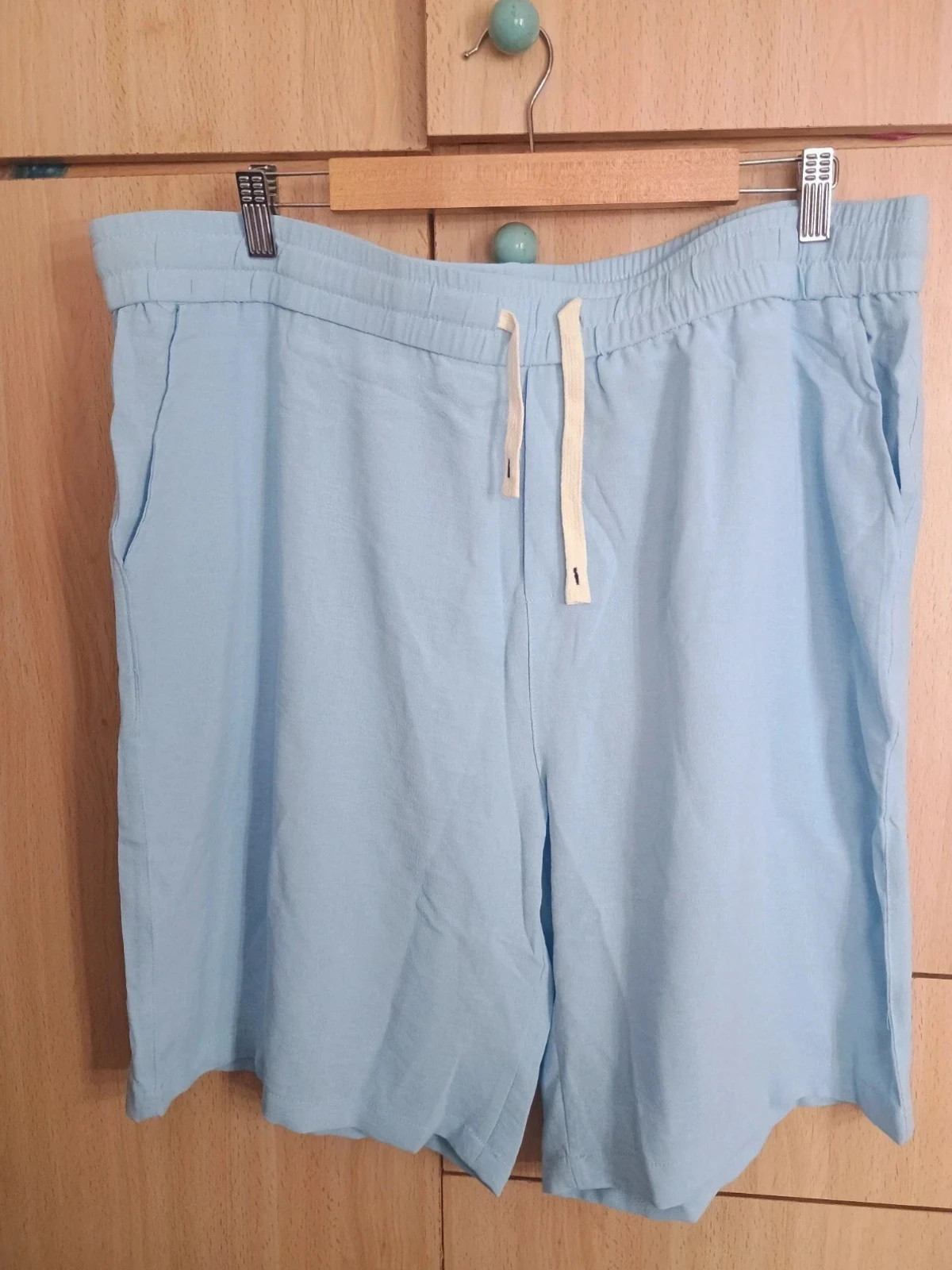 Conjunto 2 piezas verano Camisa + Bermudas Azul claro Talla 4XL – Kashkah New – taille 4XL 5