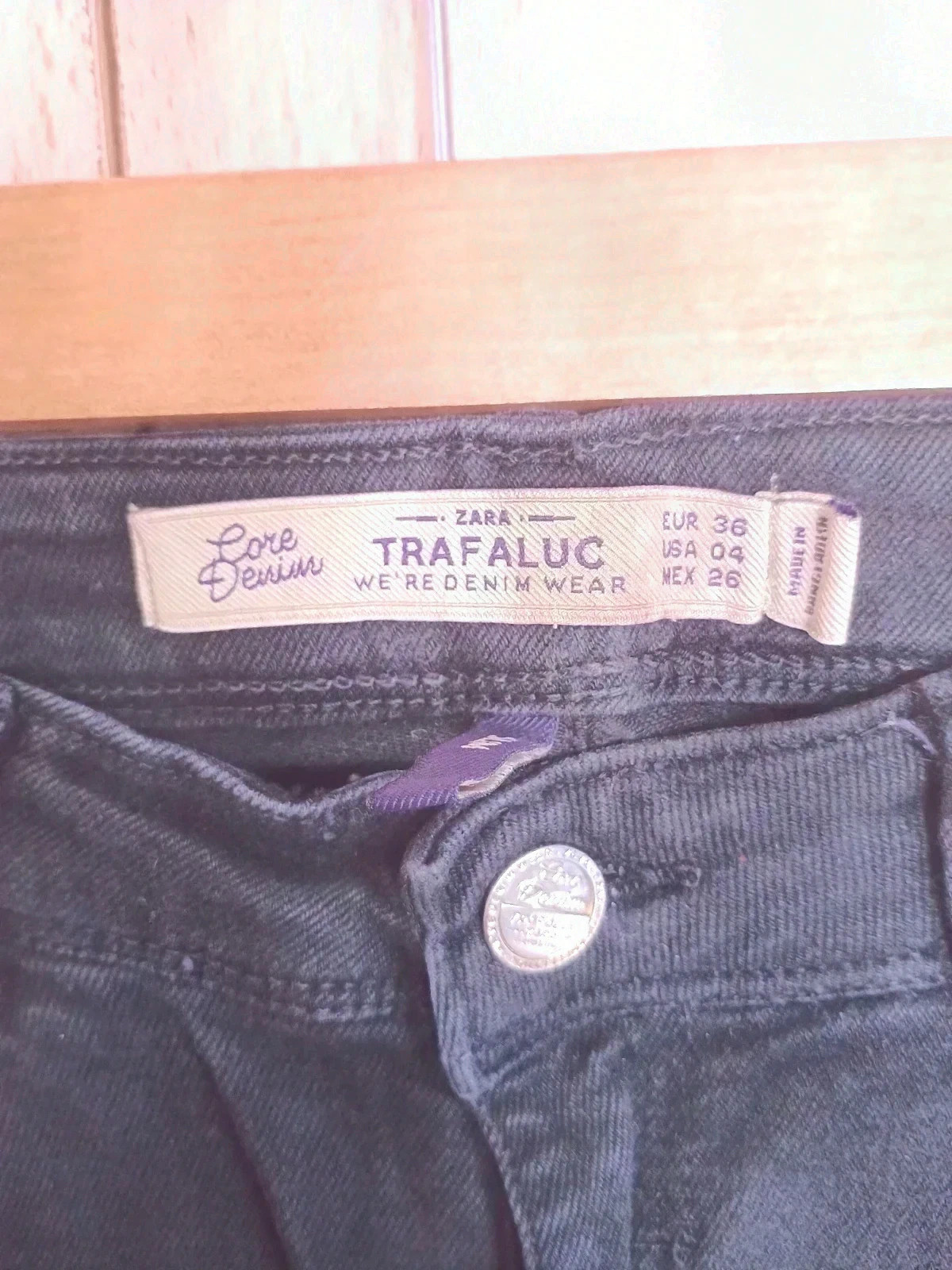 Pantalón vaquero – Zara Trafaluc – taille S / 36 / 8 4