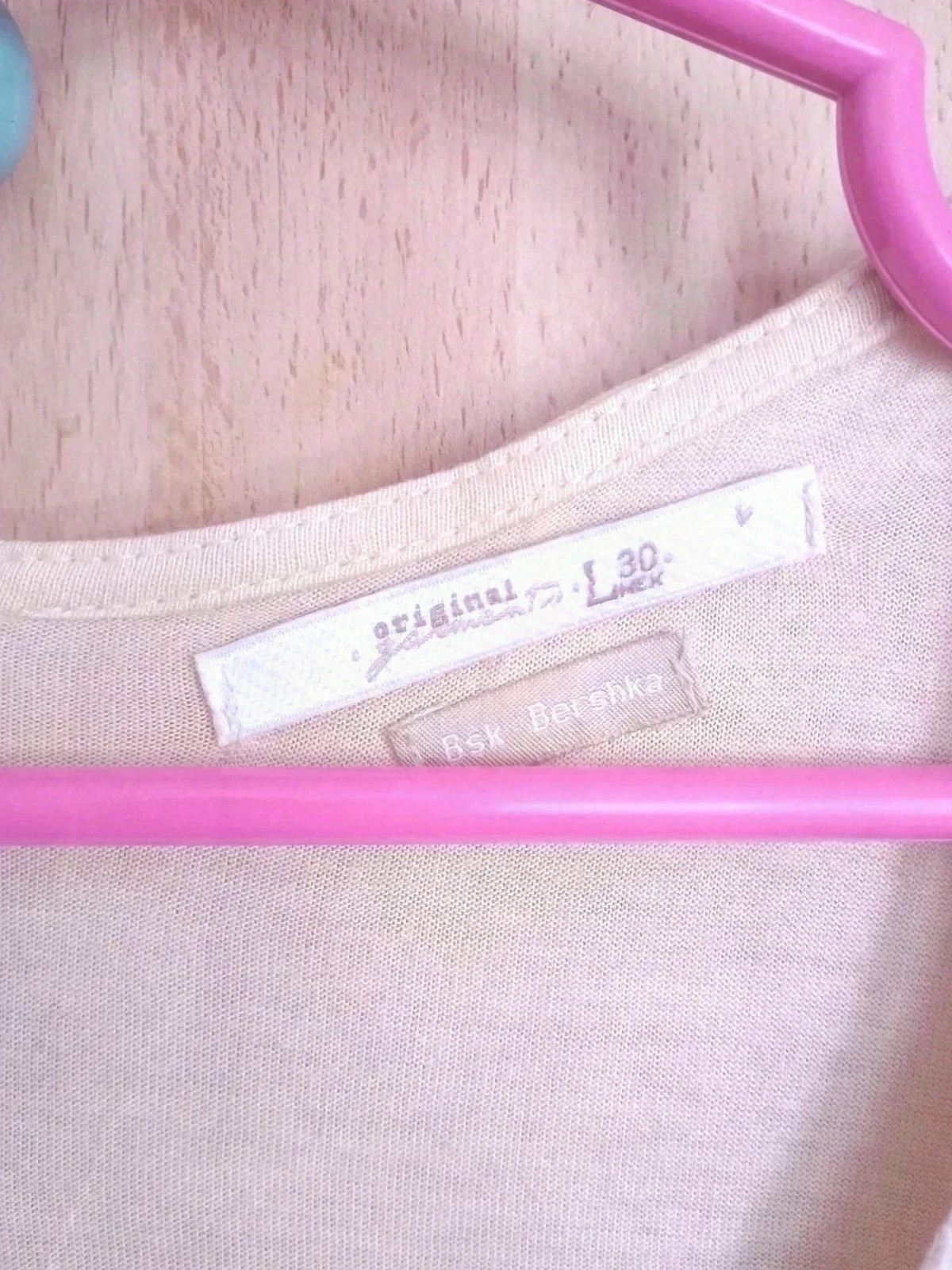 Preciosa camiseta de encaje floral en color crema beige – Bershka – taille L / 40 / 12 4