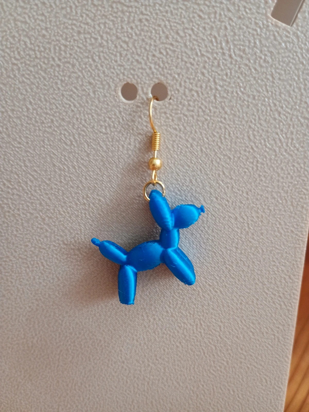 🐩pendientes Perro Globo Azules Estilo Pop Art unico🐩 3