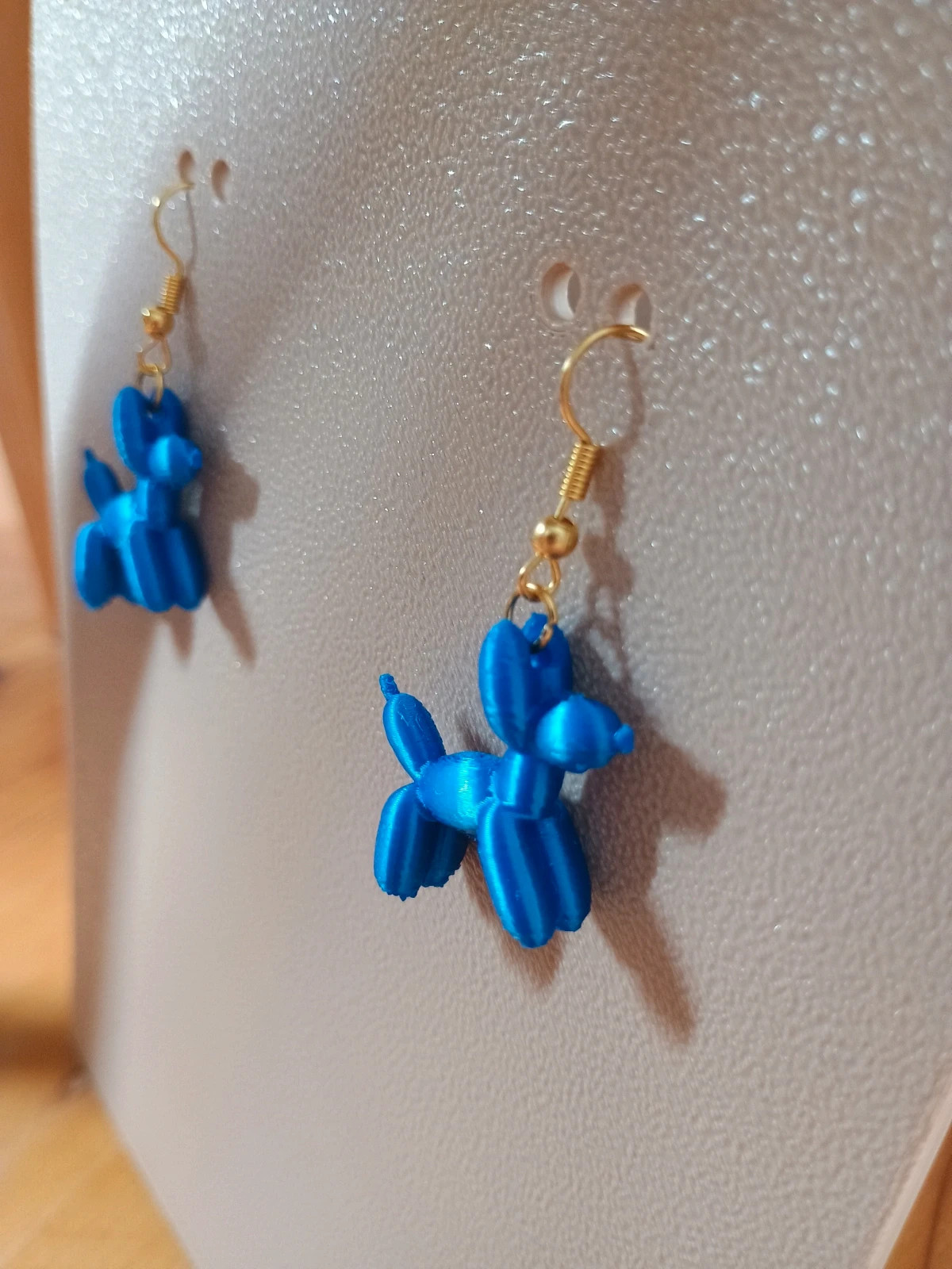 🐩pendientes Perro Globo Azules Estilo Pop Art unico🐩 4