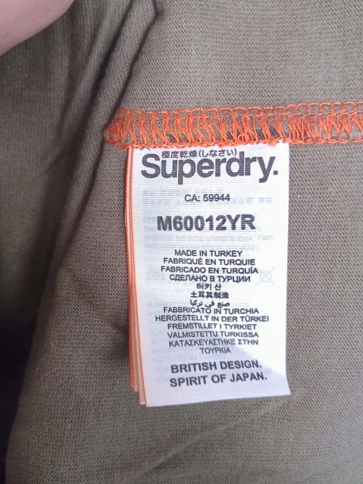 Camiseta manga larga Superdry Camuflaje Talla L – Superdry – taille L 3