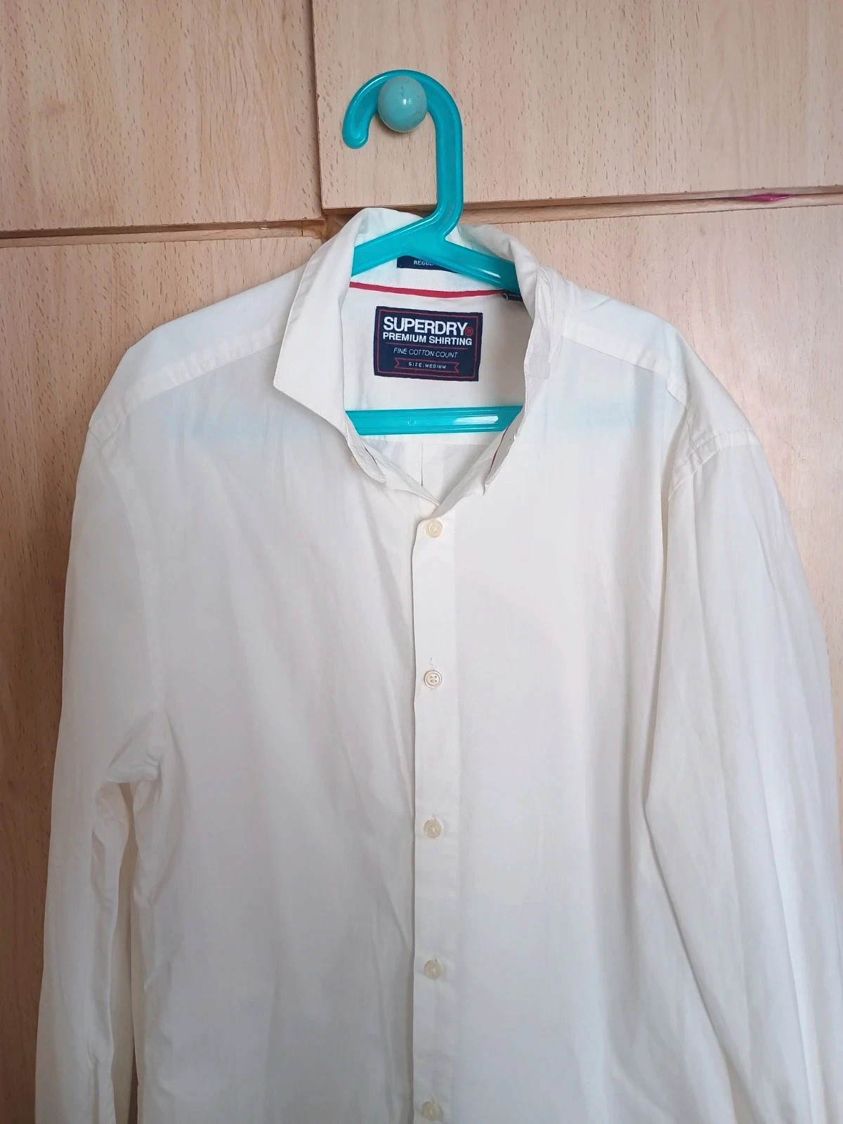 Camisa Blanca de Algodón Premium Superdry Talla M – Superdry – taille M 2
