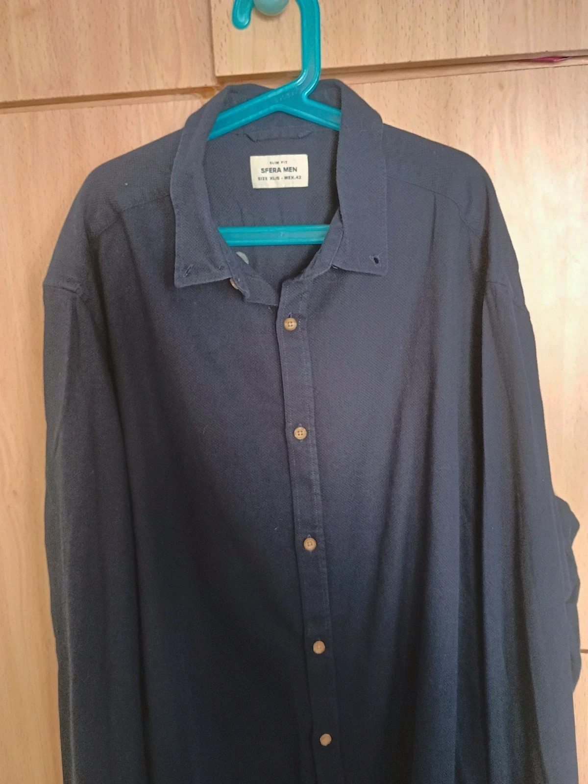 Camisa hombre azul marino Sfera Men Slim Fit Talla XL100% Algodón – Sfera – taille XL 2