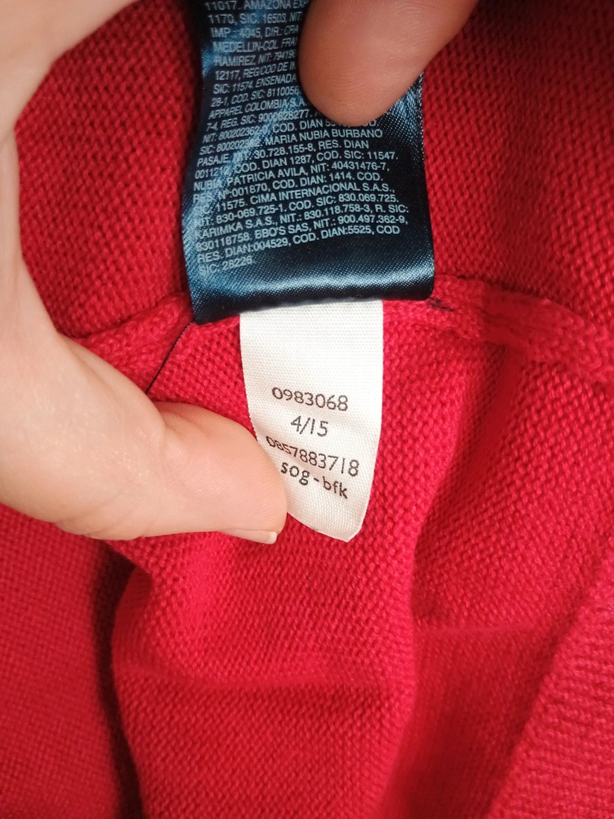 Jersey de cuello redondo Tommy Hilfiger rojo Talla S – Tommy Hilfiger – taille S 5