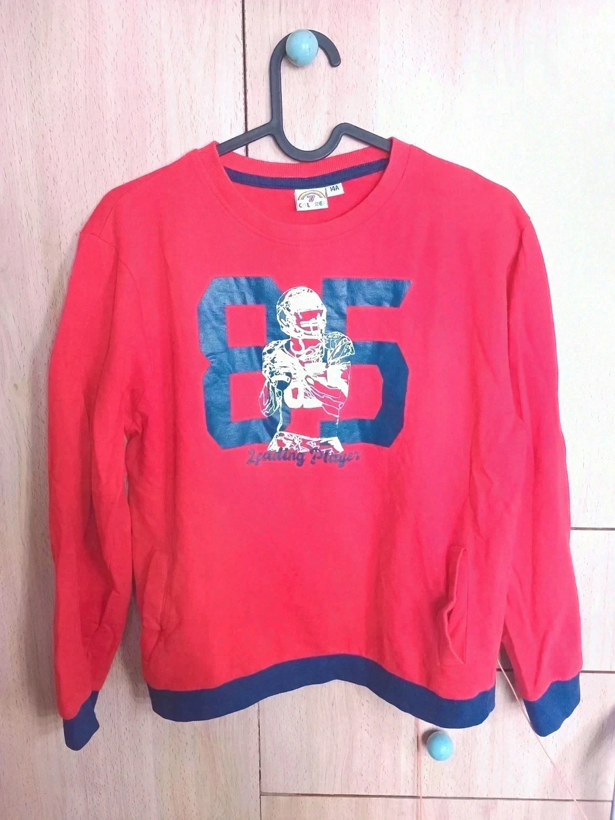 Jersey rojo – 7 Colores – taille 14 ans / 164 cm