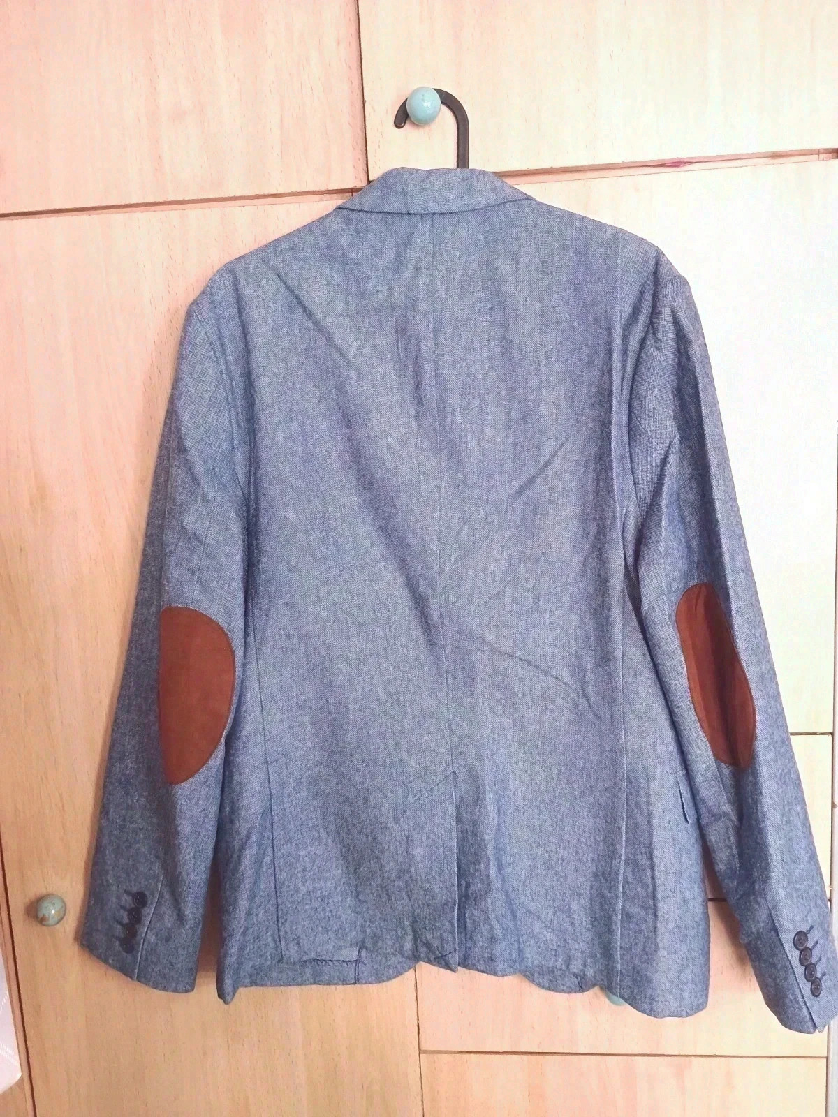 Americana/Blazer Slim Fit azul (con coderas) – H&M – taille 48 4