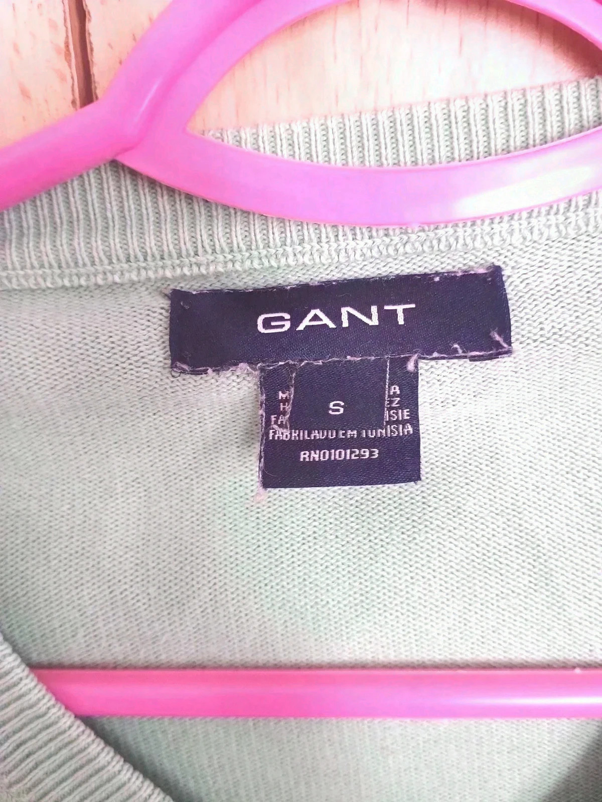 Jersey verde pistacho – GANT – taille S 5