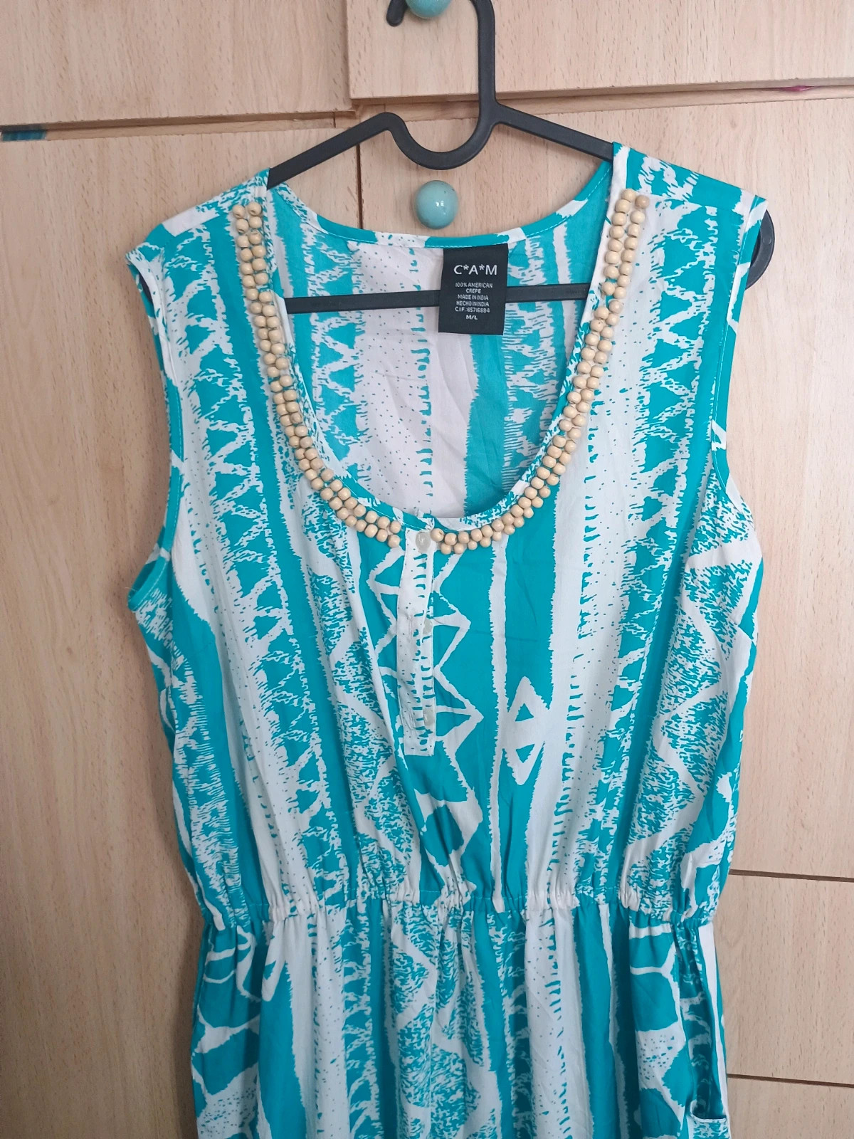 Mono largo azul estampado – CAM – taille M / 38 / 10 2