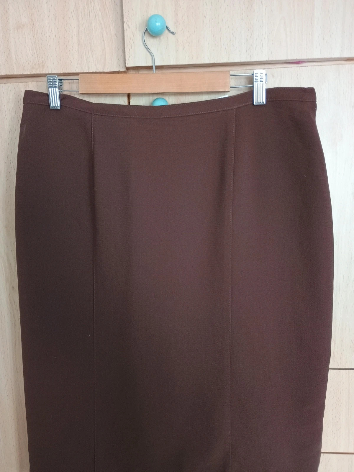 Falda Lapiz Vintage Marron Oscuro Talla 50 – Tiempo y Moda – taille 5XL / 50 / 22 2