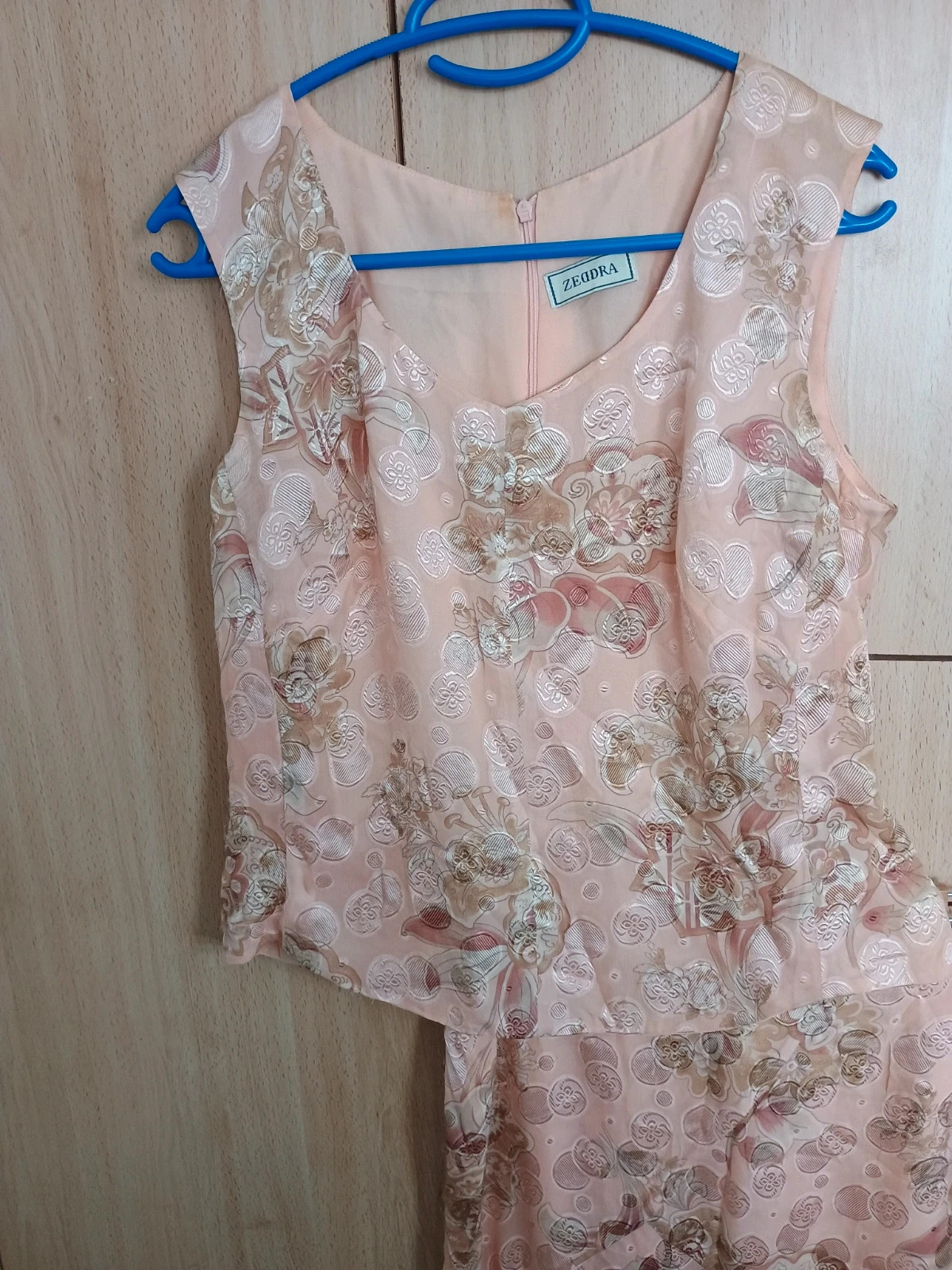 Conjunto de 2 piezas top y Falda Zeddra 100% Seda Talla 48 – zeddra – taille 4XL / 48 / 20 2