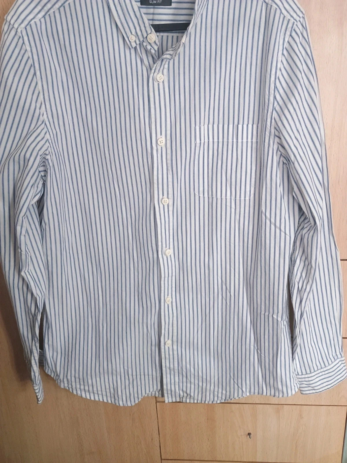 Camisa Primark Rayas Azules blancas talla L Slim Fit – Primark – taille L 3