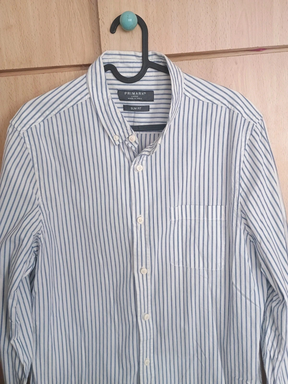 Camisa Primark Rayas Azules blancas talla L Slim Fit – Primark – taille L 2