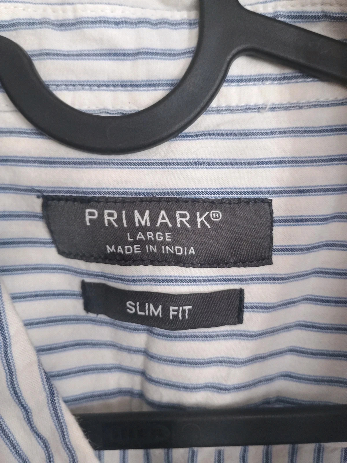 Camisa Primark Rayas Azules blancas talla L Slim Fit – Primark – taille L 4