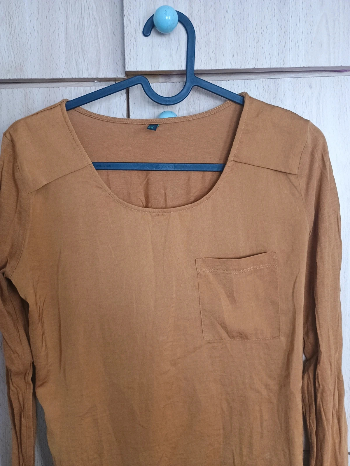 Camiseta manga larga mostaza mostaza tostado Benetton Talla XS – United Colors of Benetton – taille XS / 34 / 6 2