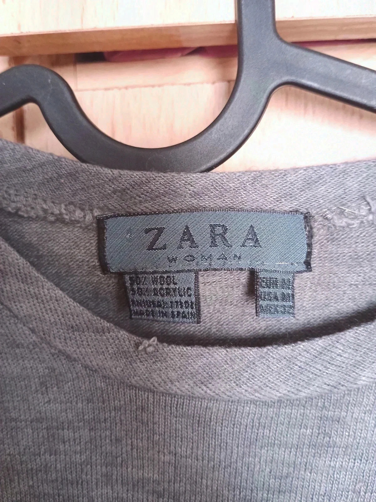 Jersey fino gris con 50% lana Zara Woman Talla M – Zara – taille M / 38 / 10 2