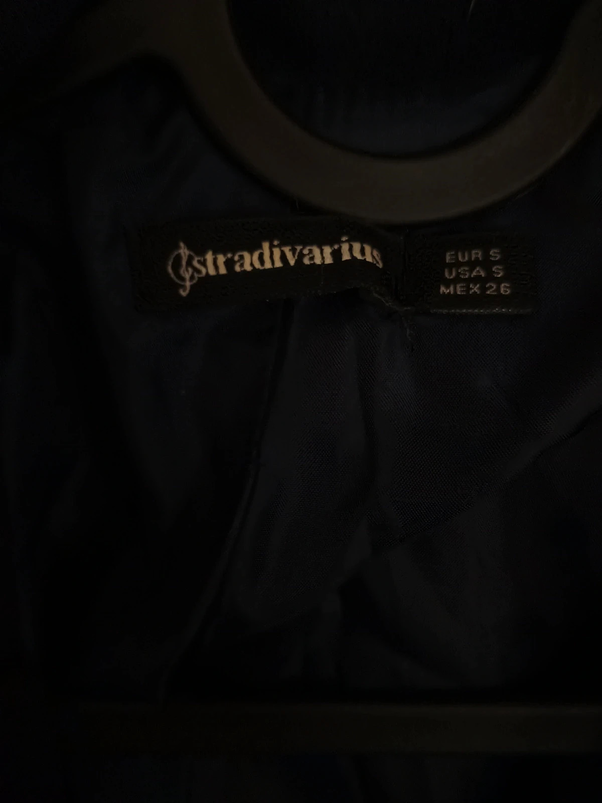 Abrigo de paño azul marino Stradivarius con cinturón Talla S – Stradivarius – taille S / 36 / 8 4