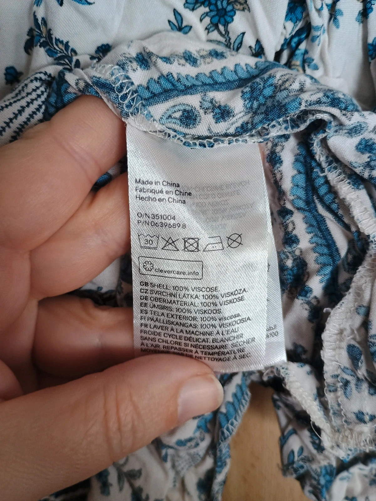 Blusa H&M Estampado Paisley y Floral – H&M – taille L / 40 / 12 4