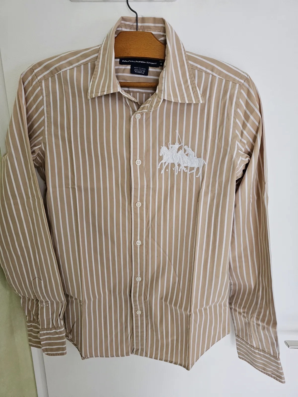 Chemise rayé beige #Ralph lauren 4 – Ralph Lauren – taille L 7