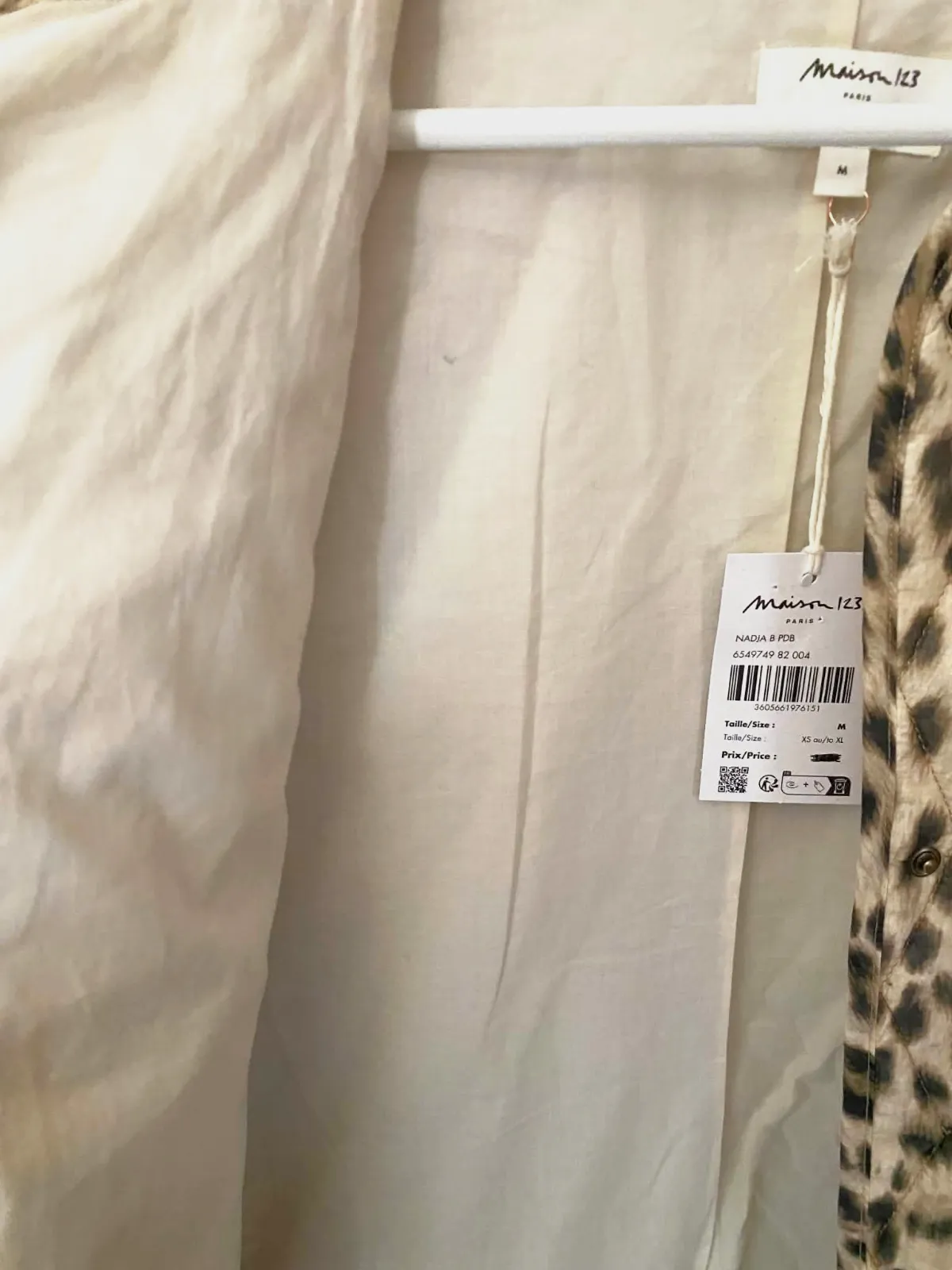 Veste Maison 123 Femme Léopard M Manche longues – Maison 123 – taille M 8