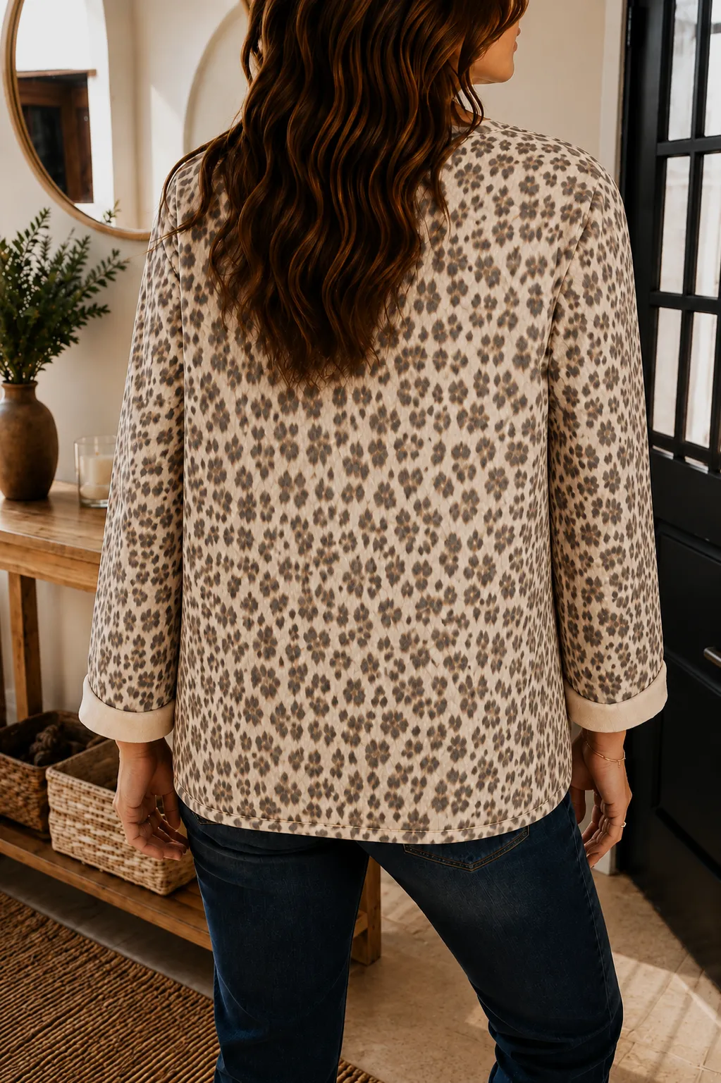 Veste Maison 123 Femme Léopard M Manche longues – Maison 123 – taille M 3