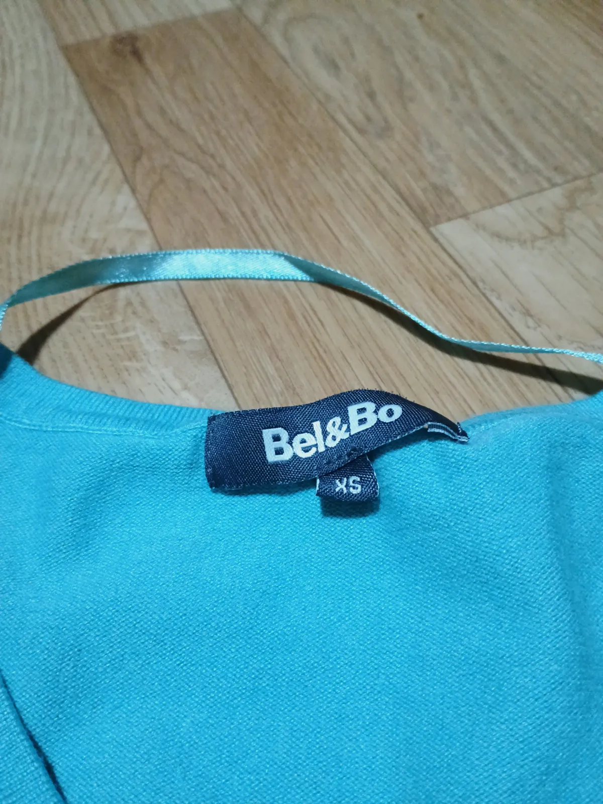 Pull col V femme Bleu clair Bel&Bo XS/34 – Bel&bo – taille XS 3