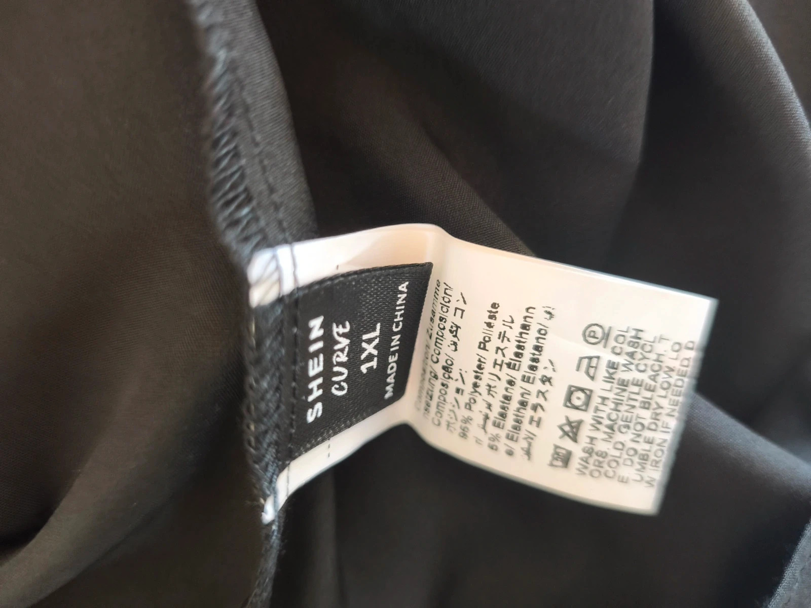 Haut noir – Shein – taille XL / 42 / 14 3