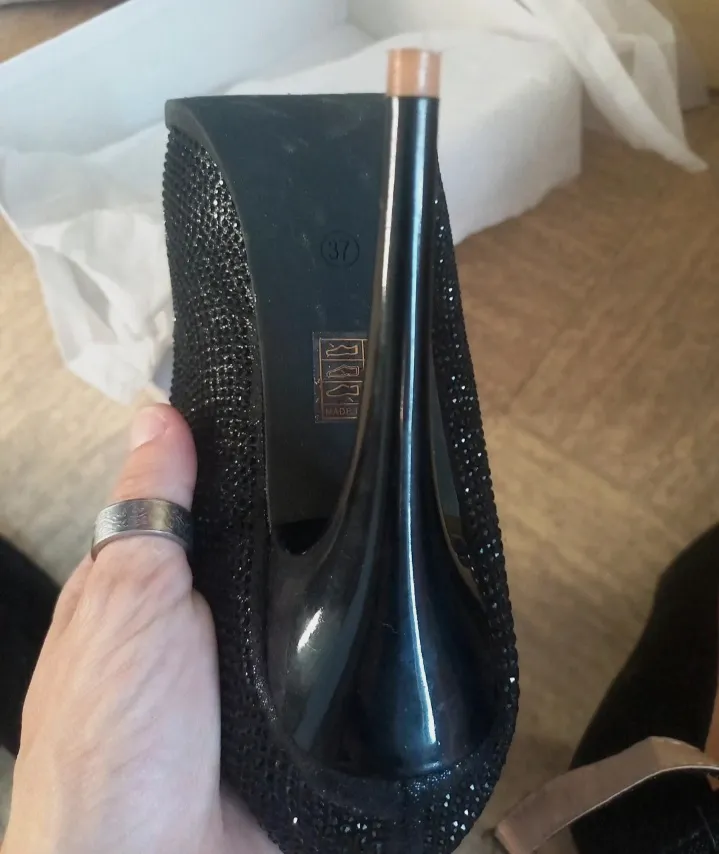 Escarpins noirs à talon – T37 – très élégants – Moermashi – taille EU 37 2