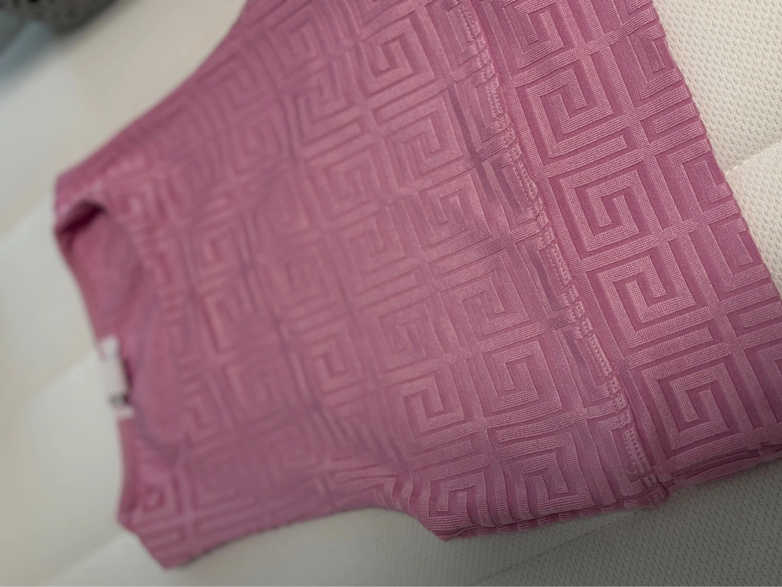 Top blanc et Rose – Amisu – taille S / 36 / 8 4